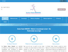 Tablet Screenshot of medecine-traumatologie-sport.com